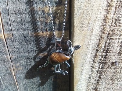 Kangaroo Crystal Necklace Assorted