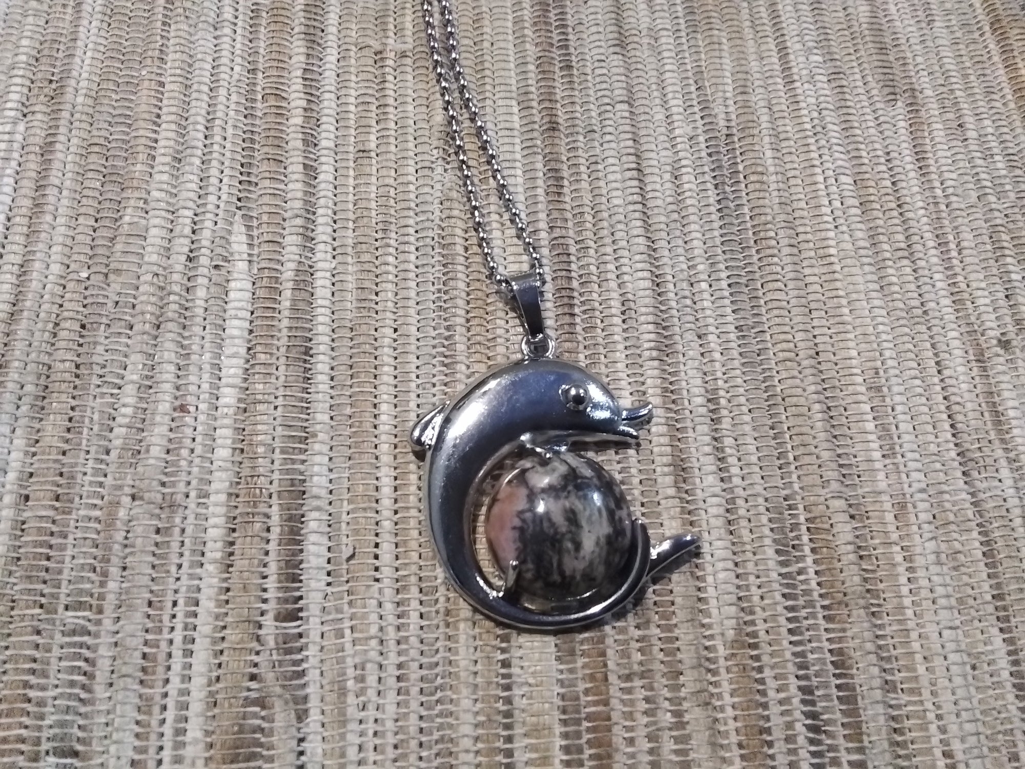 Dolphin Crystal Necklace Assorted