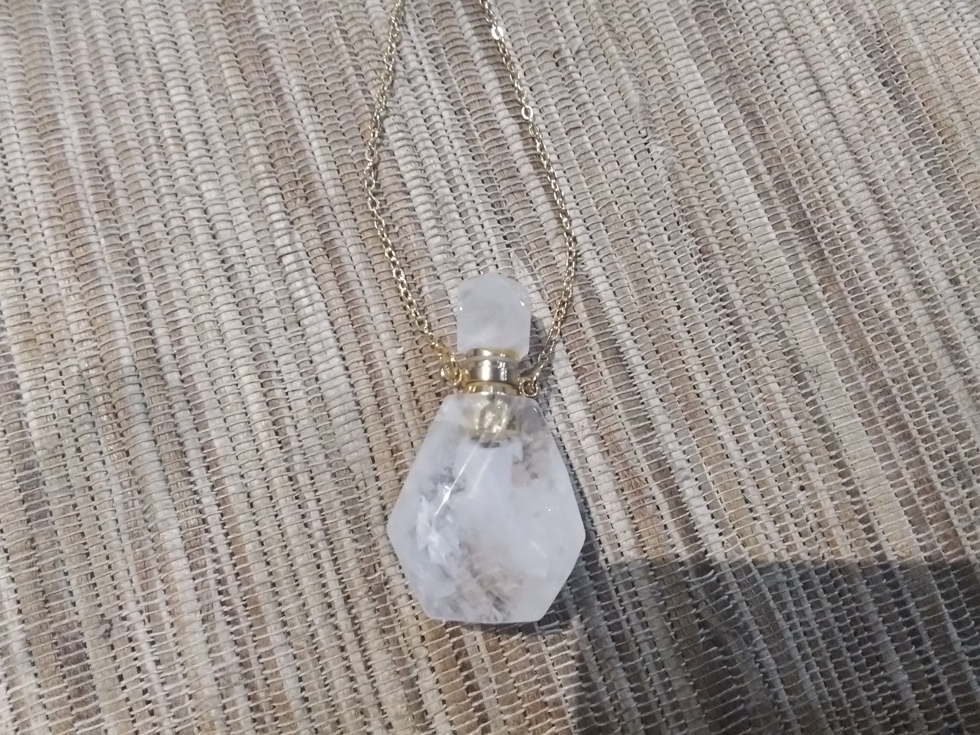 Mini Crystal Bottle Necklace Assorted