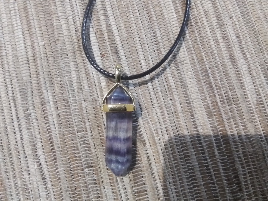 Fluorite Point Necklace