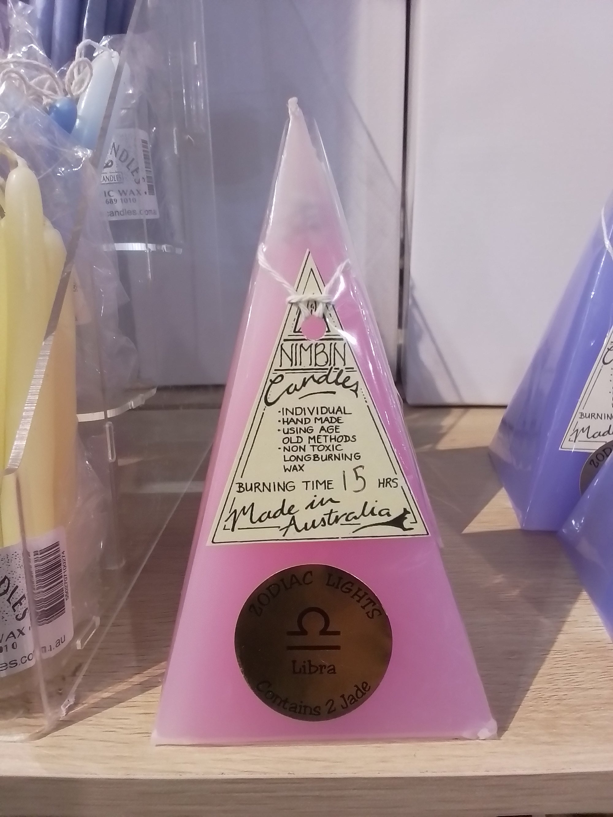 Nimbin Pyramid Zodiac Candle