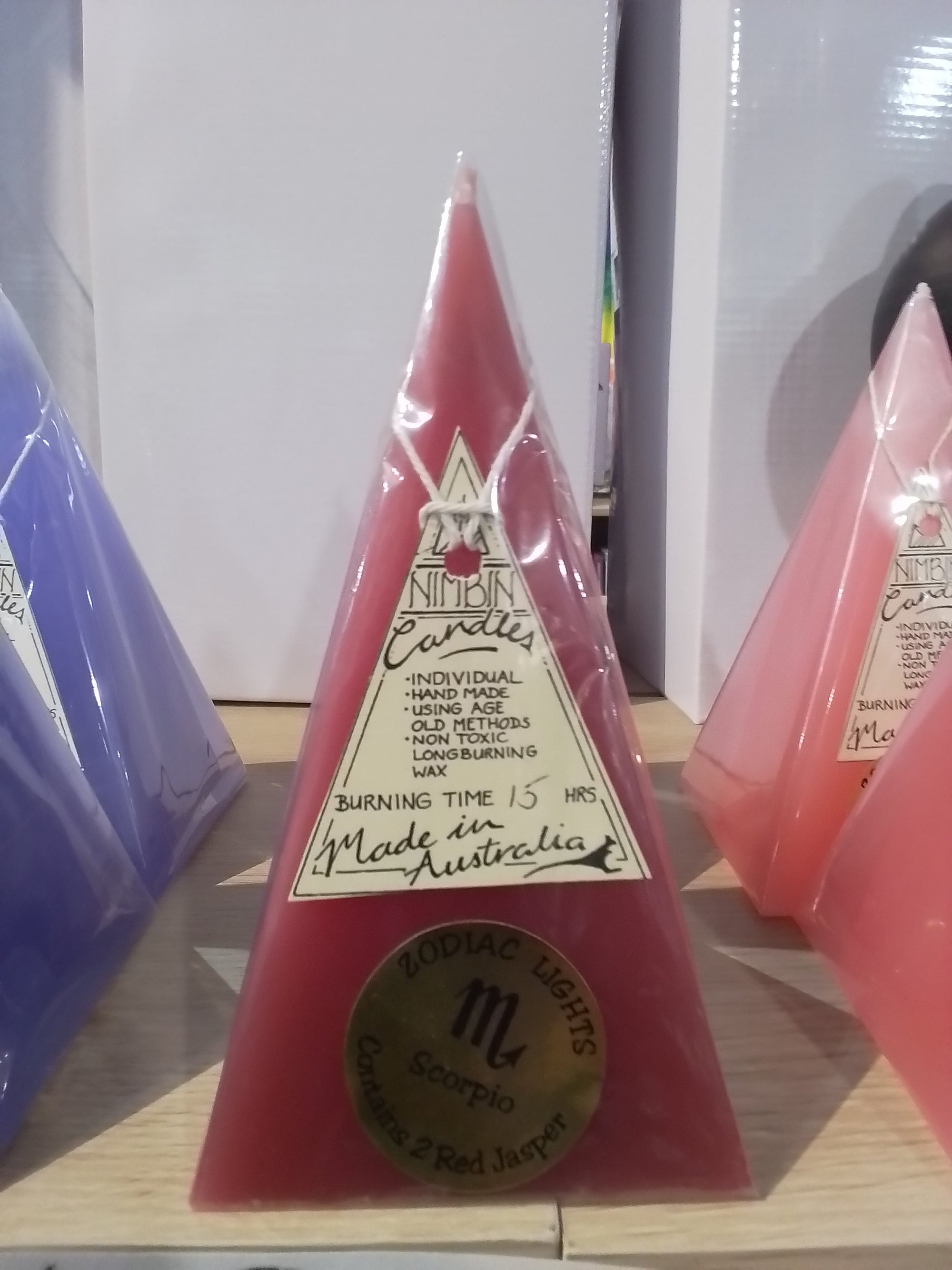 Nimbin Pyramid Zodiac Candle