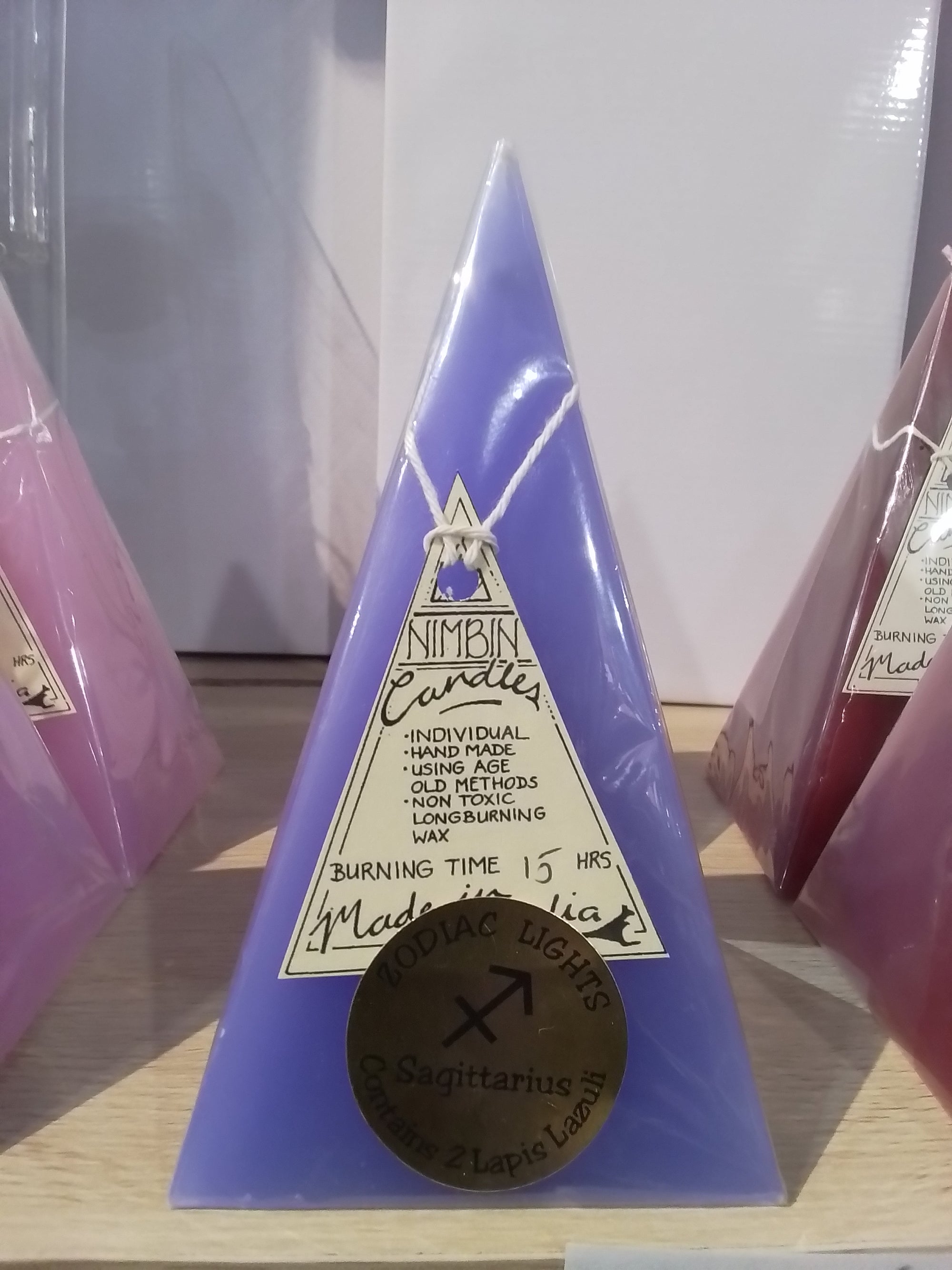 Nimbin Pyramid Zodiac Candle