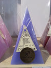 Nimbin Pyramid Zodiac Candle