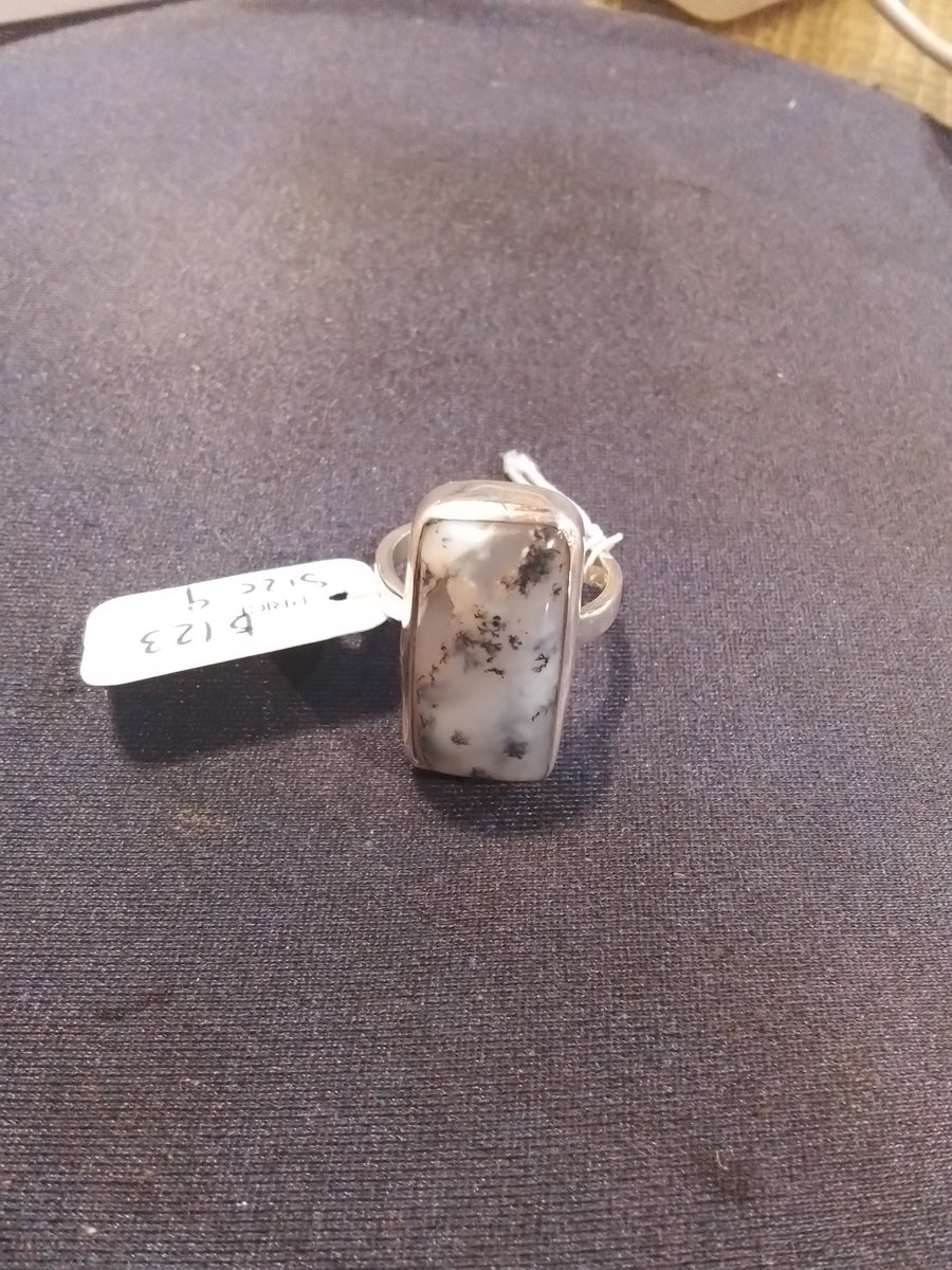 Dendrite crystal Ring