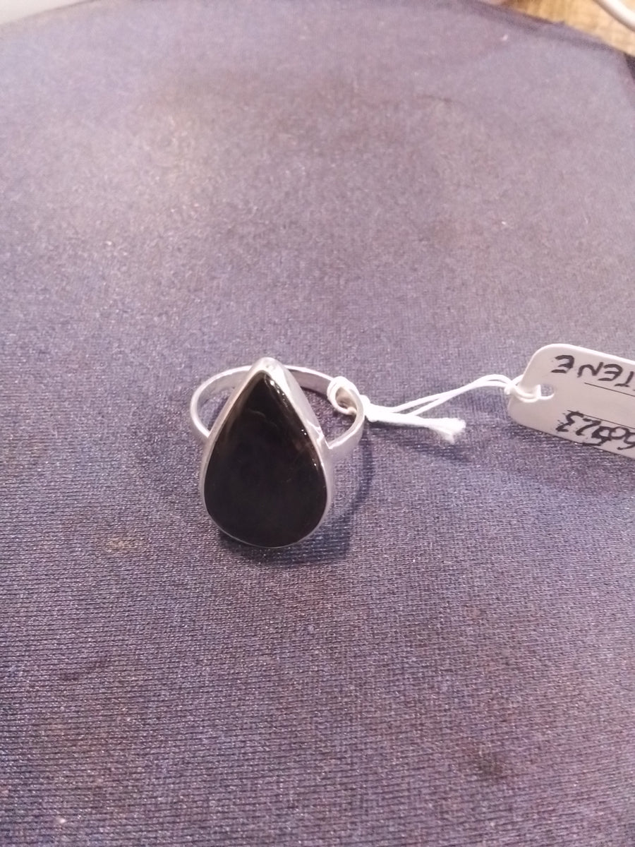 Hyperstene crystal Ring