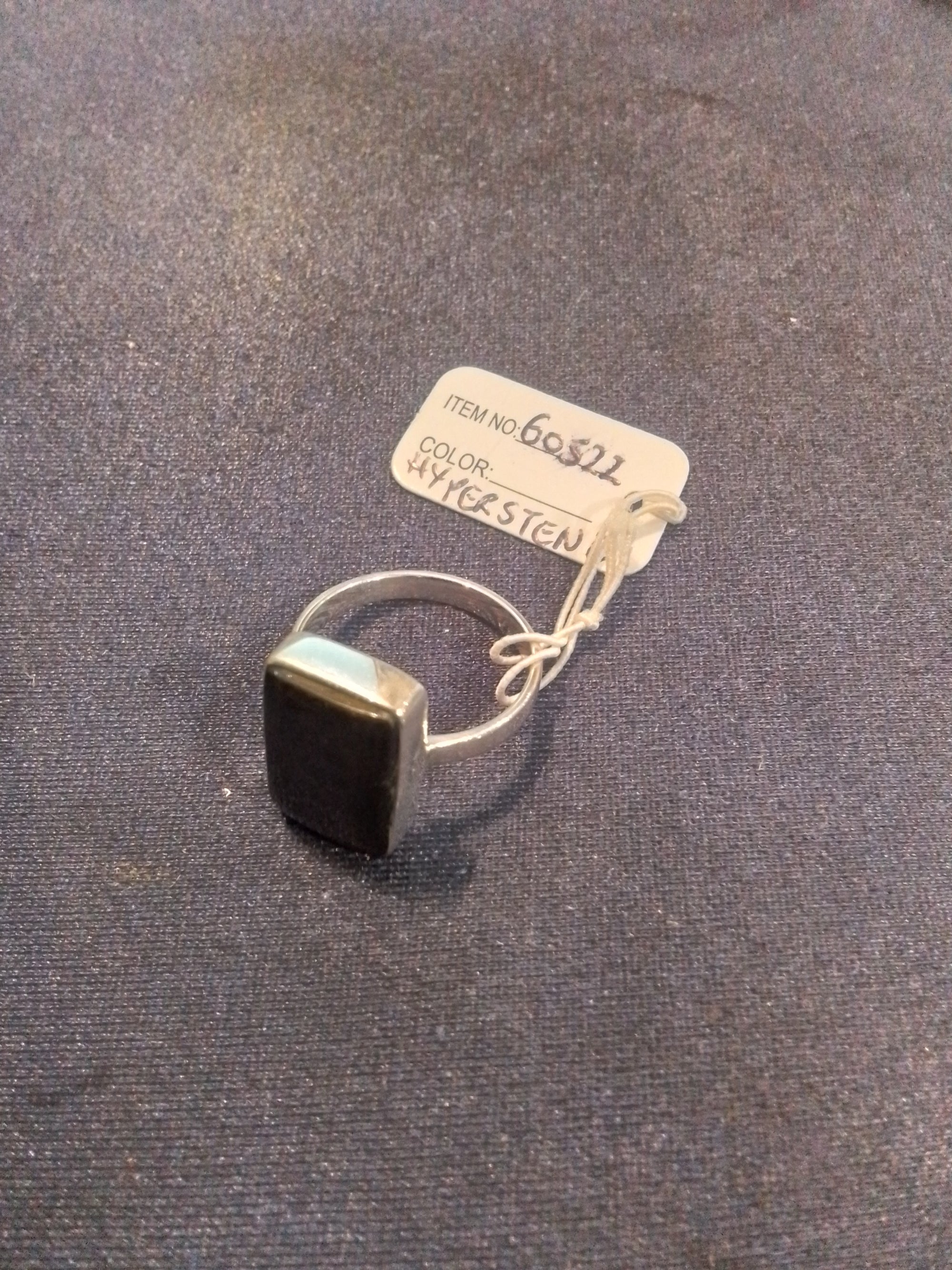 Hyperstene crystal Ring