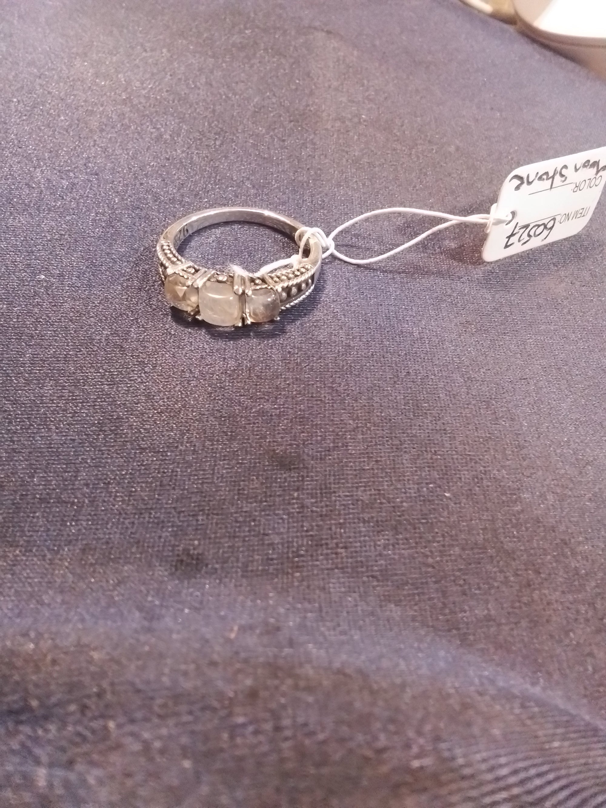 MoonStone crystal Ring