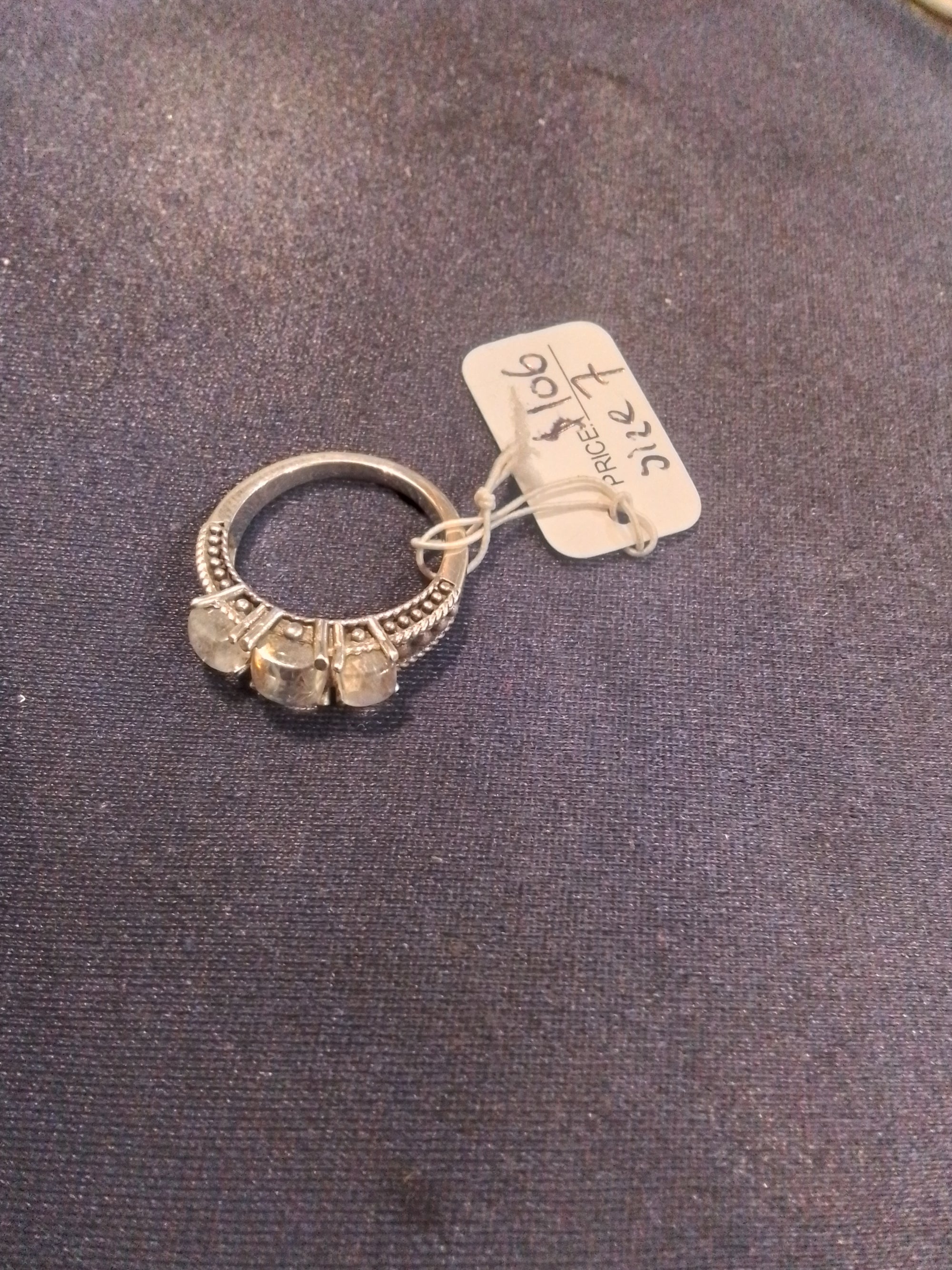 MoonStone crystal Ring