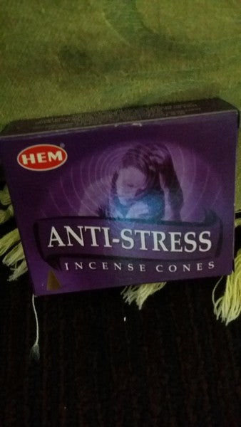 Anti stress incense cones