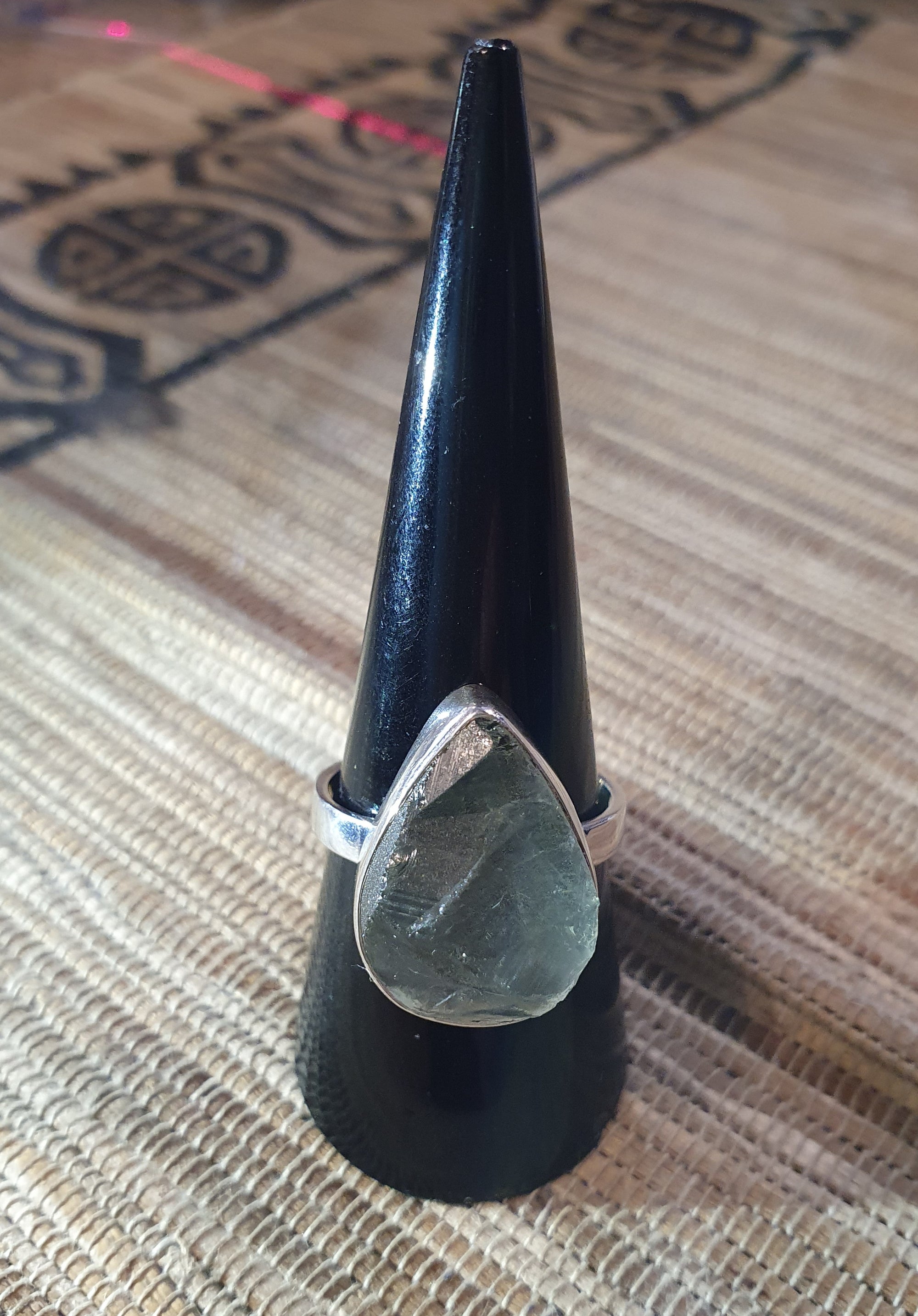 Green Amethyst Raw Ring Assorted