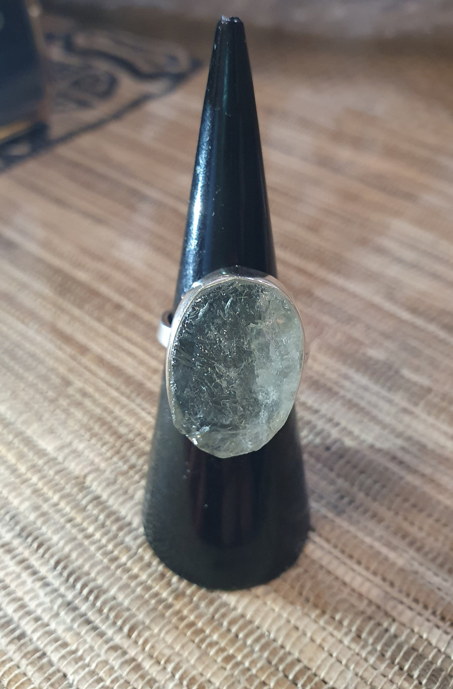 Green Amethyst Raw Ring Assorted