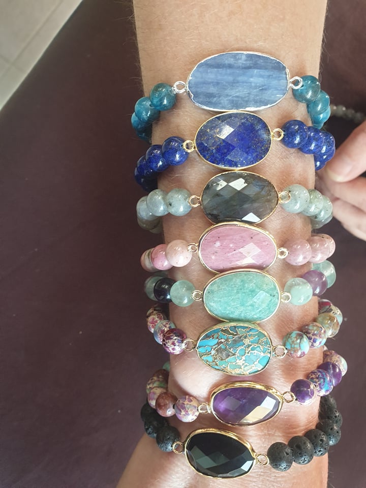 Crystal Pendant Bracelet Assorted