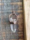 Copper and Quartz Necklace Assorted