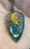Boho Necklace Moon