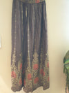 Wide Leg Pants Gold Print Assorted