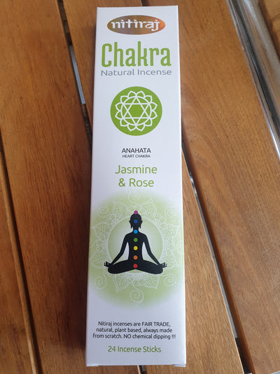 Nitiraj Natural Chakra Incense Assorted