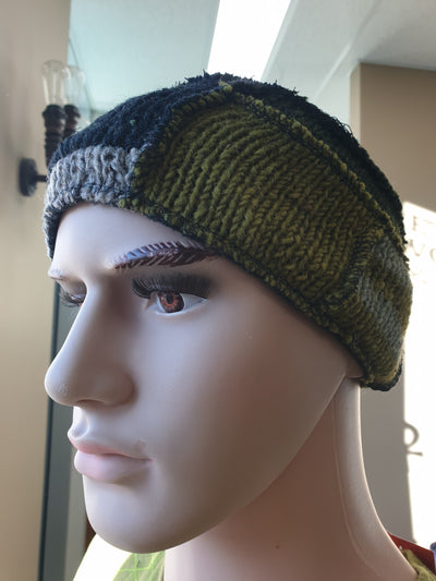 Patchwork Woollen Headband Assorted