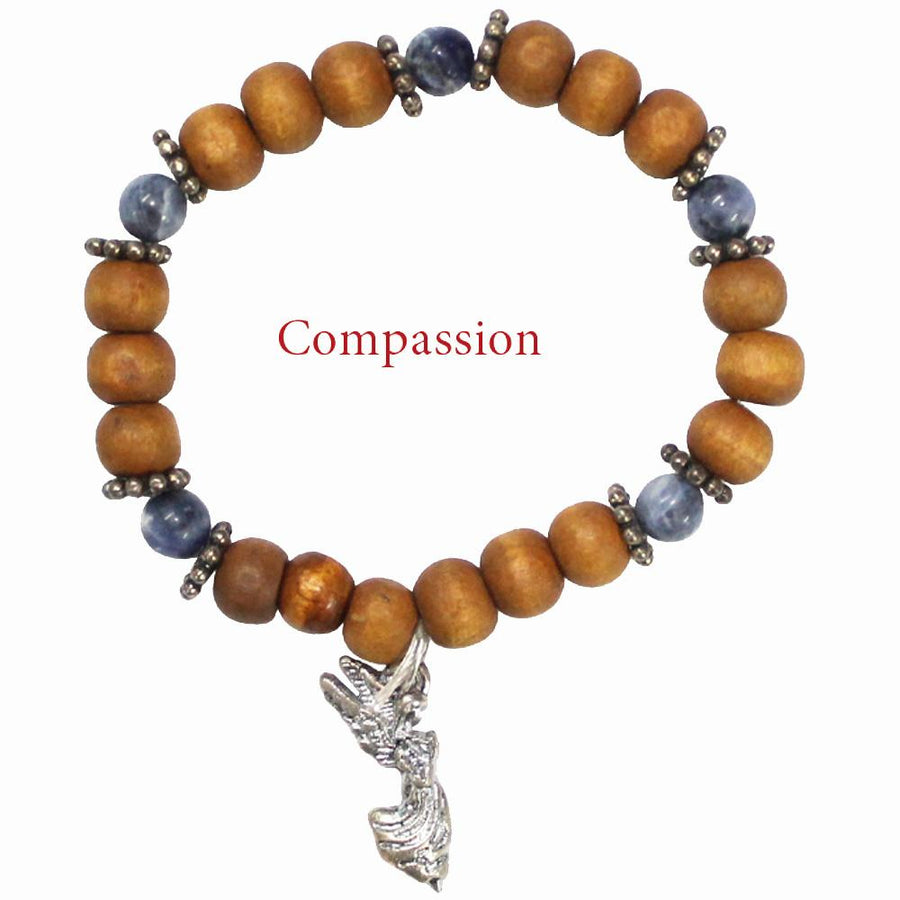 Archangel Tsaphkiel - Sodalite Bracelet - Compassion - Rosewood