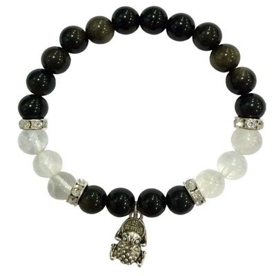 Obsidian Crystal Bracelet Assorted 8mm