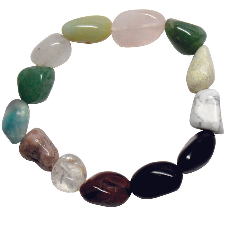 BRACELET - TUMBLED MIXED STONE