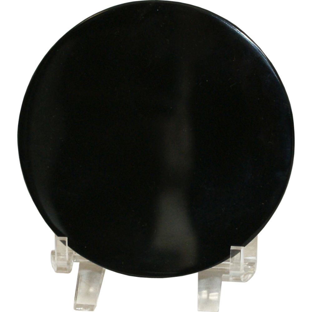 Black Obsidian Scrying Mirror 10cm