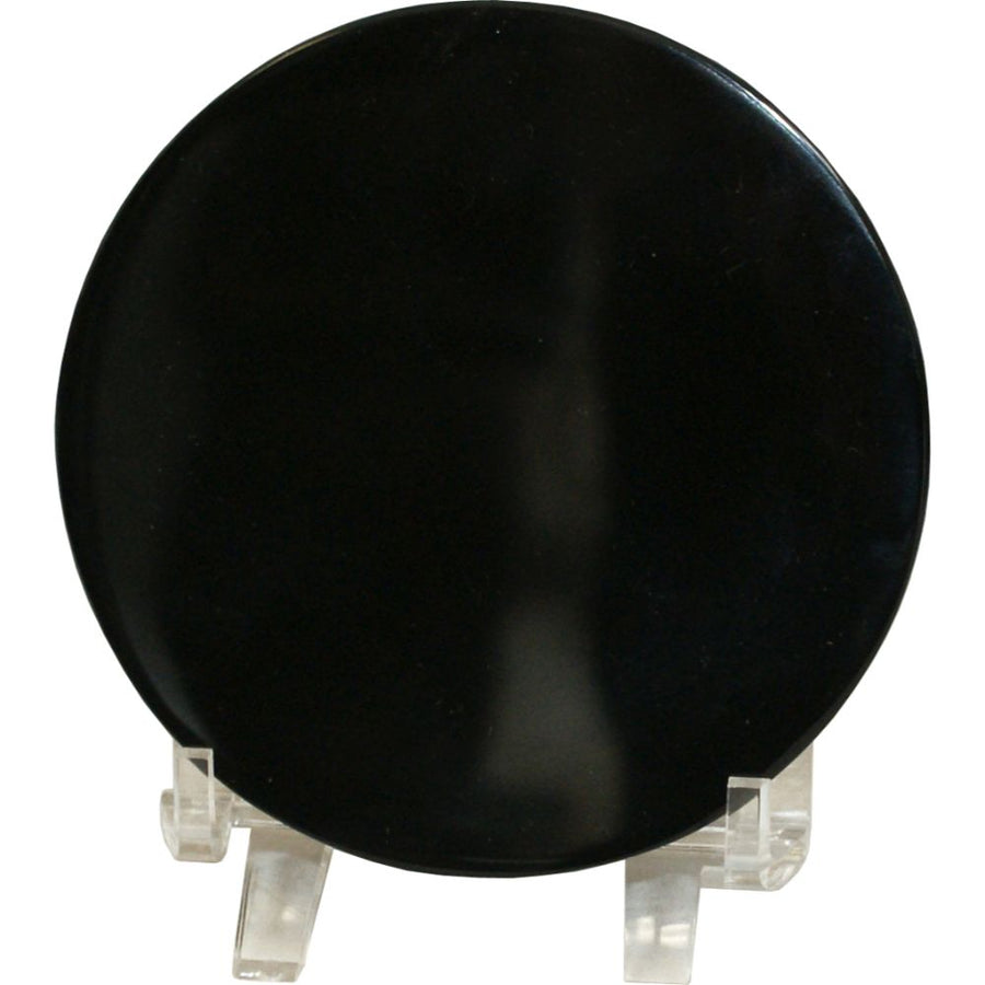 Black Obsidian Scrying Mirror 12.5cm