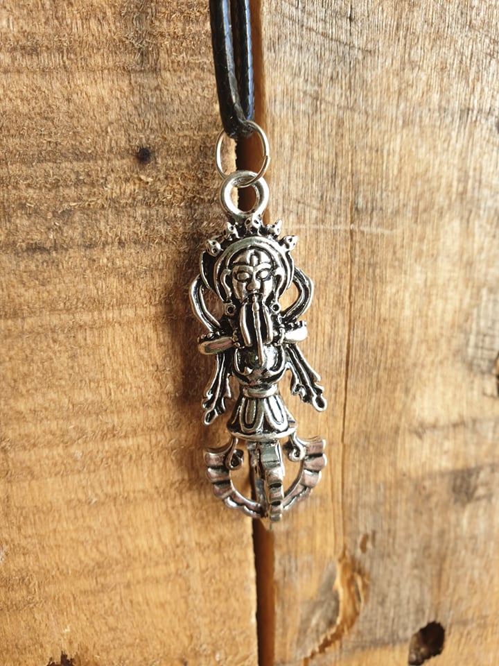 Necklace - Assorted Antique Tibetan Silver Buddhist Pendant Necklace