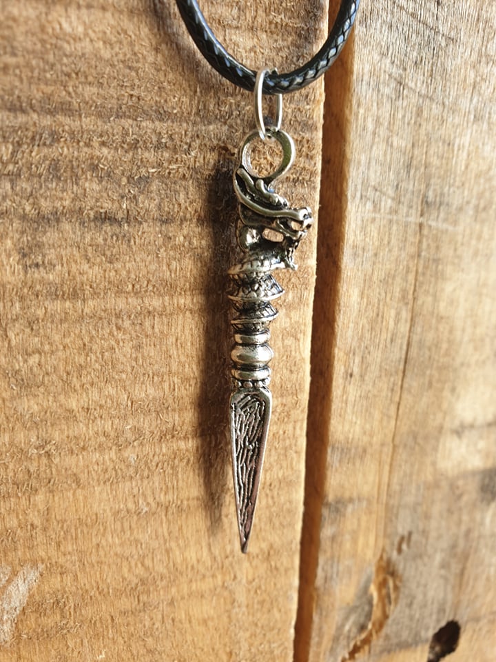 Necklace - Assorted Antique Tibetan Silver Buddhist Pendant Necklace