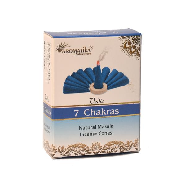 Aromatika Vedic Masala Cones 7 Chakra