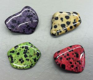 Tumble - Dalmatian Jasper (Colored)