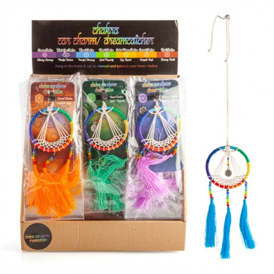 Chakra Dreamcatcher Car Charm