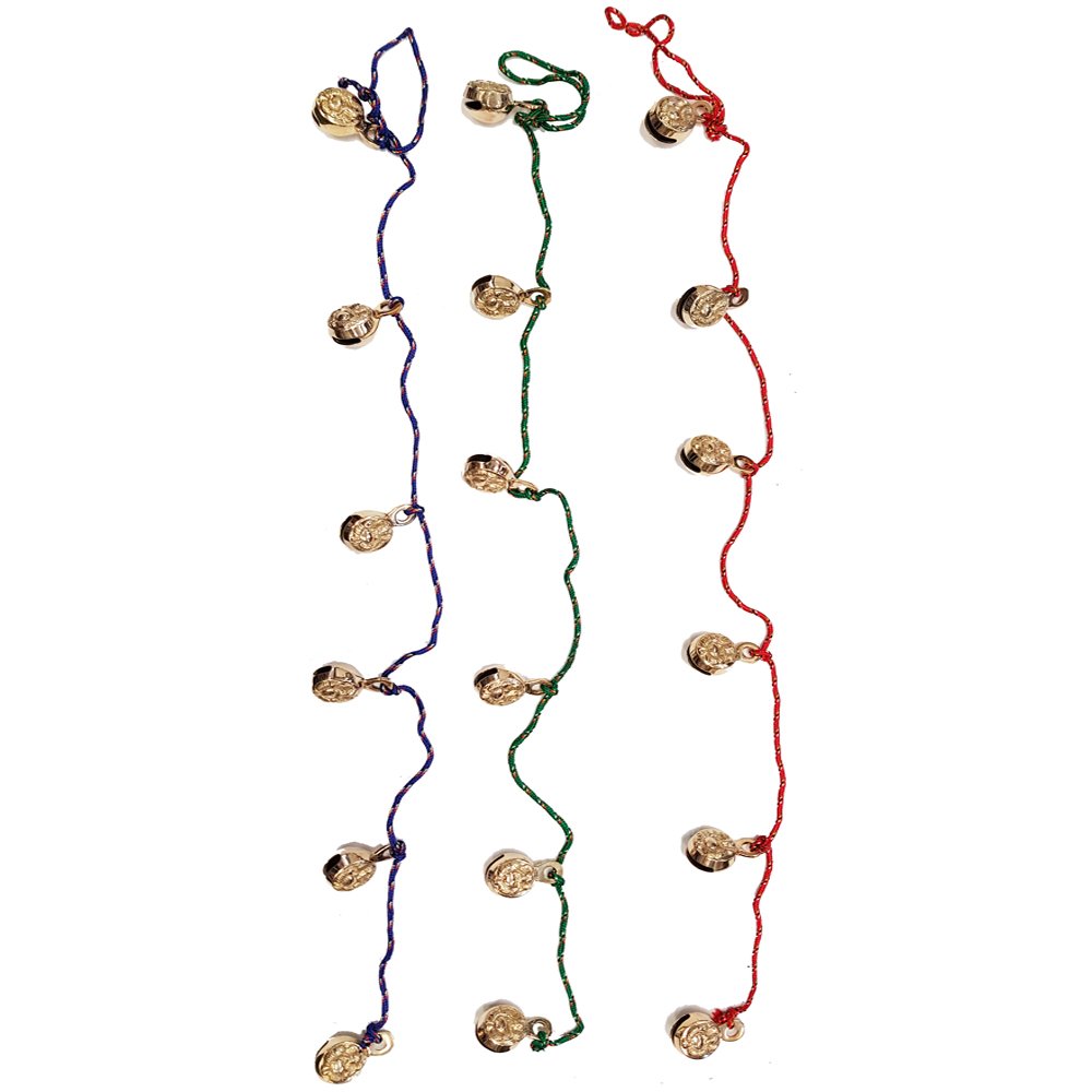 String Brass Bells Chime Assorted 80 Cm's