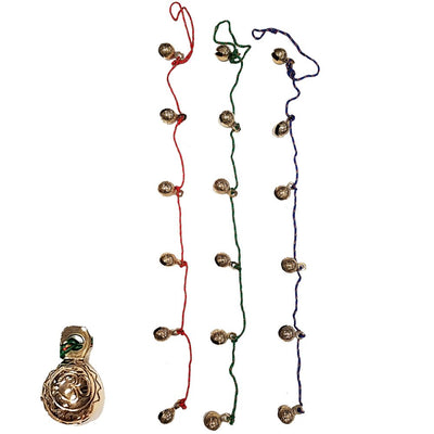 String Brass Bells Chime Assorted 80 Cm's