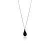 Black obsidian Teardrop Necklace