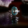 Blue Topaz Ring Size 8