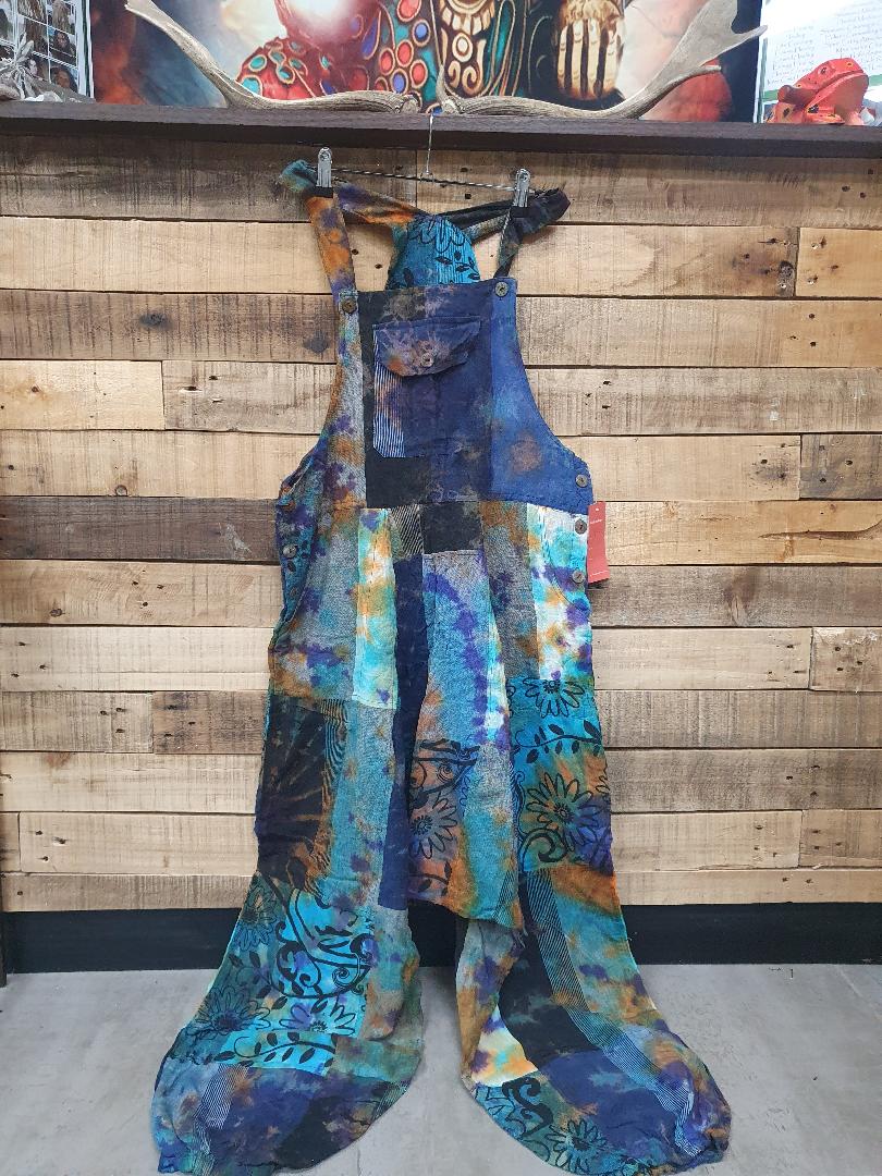 Overall - Tie-Dyed Patchwork