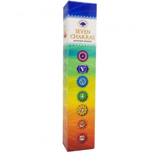 Incense - Green Tree Pouch - 7 chakras set