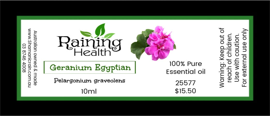 Essential Oil - Geranium Egyptian 10ml