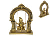 Gold Krishna On Swing