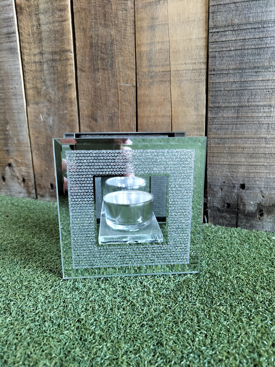 Mirrored Tealight Candle Holder