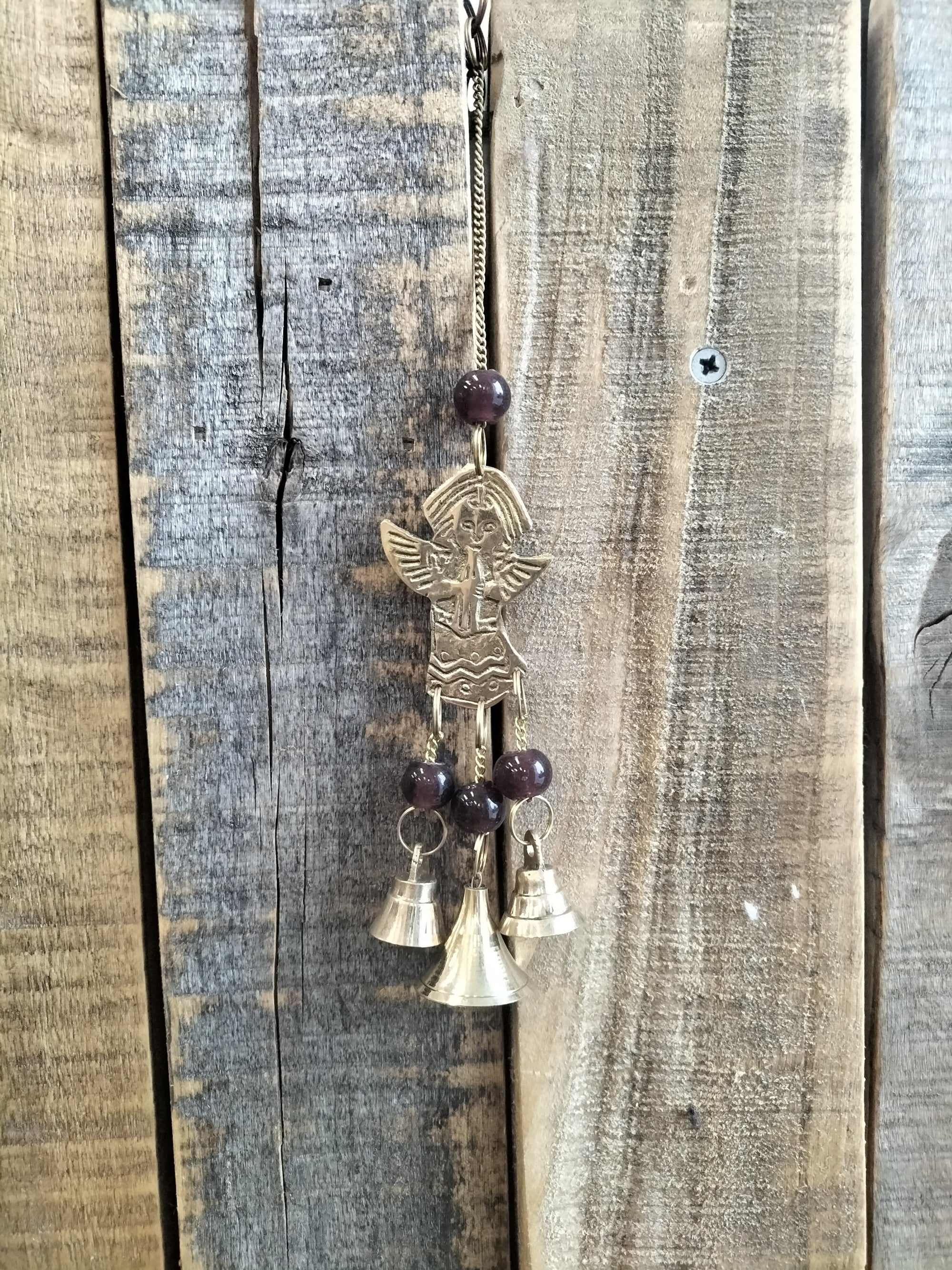 Assorted Brass Chimes With Beads