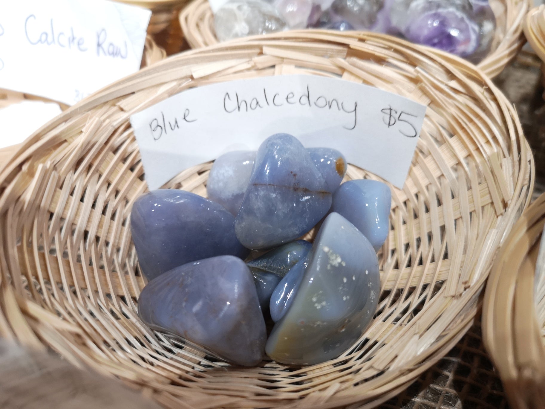 Tumble AAA - Blue Chalcedony