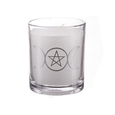 Assorted White Candle with Symbol