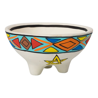 Clay Smudge Bowl 13.5cm X 7cm Assorted