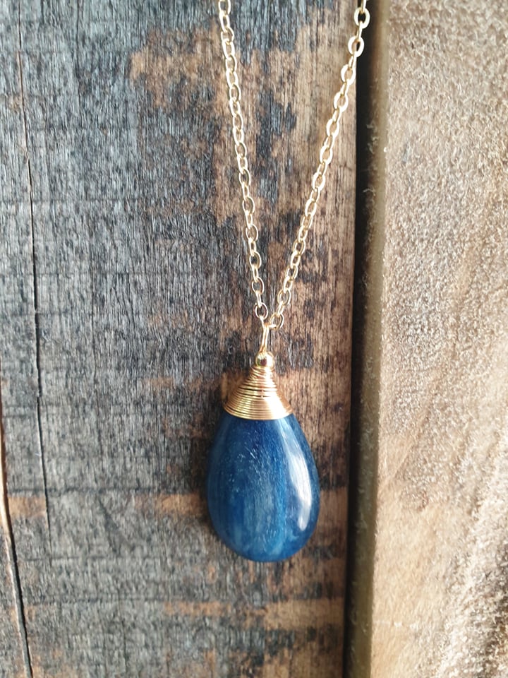 Kyanite Necklace on Chain