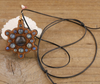 Sacred Geometry Wooden and Crystal Necklace Assorted