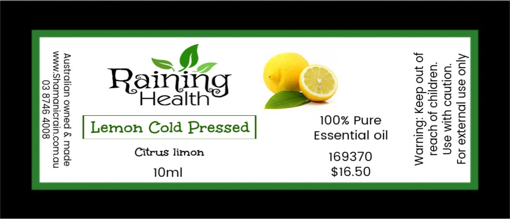 Essential Oil - Lemon Cold Pressed - 10ml