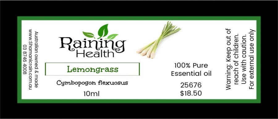 Essential Oil - Lemongrass -10ml