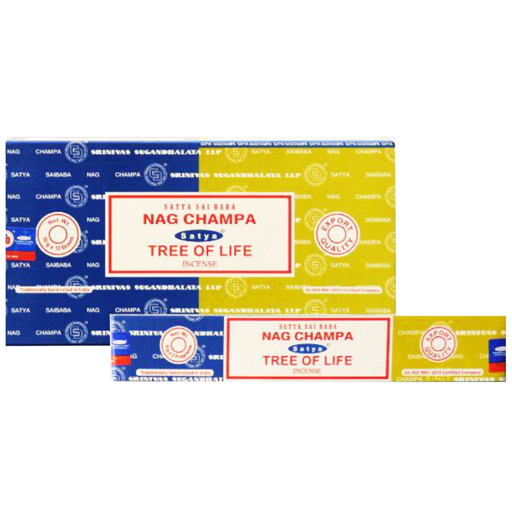 Satya Nag Champa Tree Of Life Incense 15gms